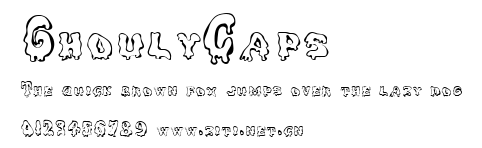 GhoulyCaps.ttf字體轉換器圖片