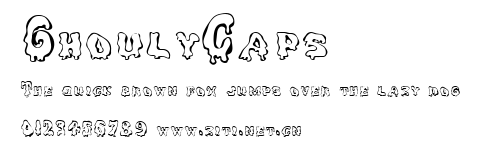 GhoulyCaps.ttf字體轉換器圖片