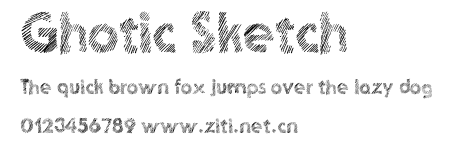 Ghotic Sketch.ttf字體轉換器圖片