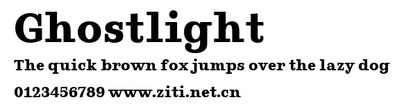 Ghostlight.ttf字體轉換器圖片