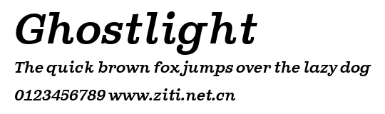 Ghostlight.ttf字體轉換器圖片