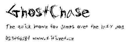 GhostChase.ttf字體轉換器圖片