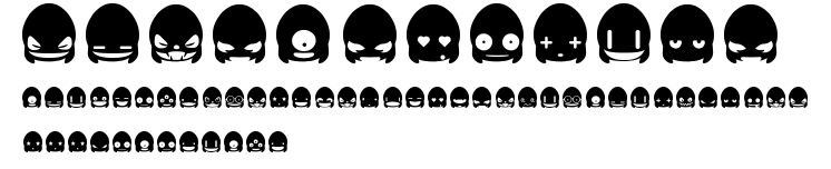 Ghost Smileys.ttf字體轉換器圖片