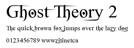 Ghost Theory 2.ttf字體轉換器圖片