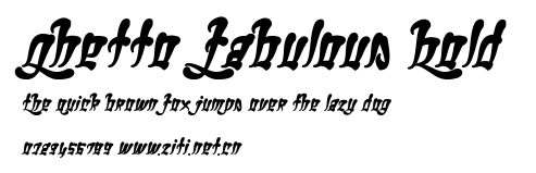 Ghetto Fabulous Bold.ttf字體轉換器圖片