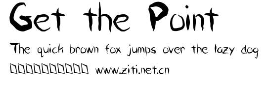 Get the Point.ttf字體轉換器圖片
