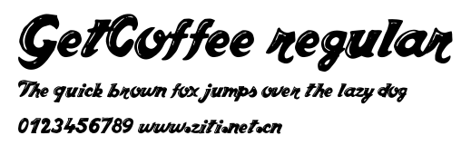 GetCoffee regular.ttf字體轉換器圖片