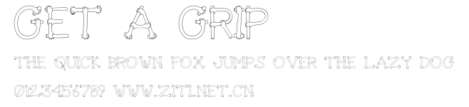 Get A Grip .ttf字體轉換器圖片