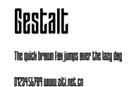 Gestalt.ttf字體轉換器圖片