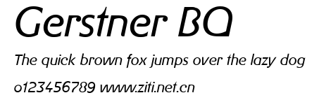 Gerstner BQ.ttf字體轉換器圖片