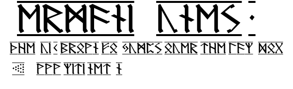 Germanic Runes-1.ttf字體轉換器圖片