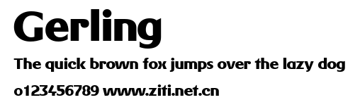 Gerling.ttf字體轉換器圖片