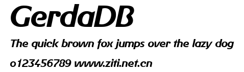 GerdaDB.ttf字體轉換器圖片