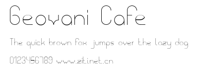 Geovani Cafe.ttf字體轉換器圖片