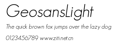 GeosansLight.ttf字體轉換器圖片