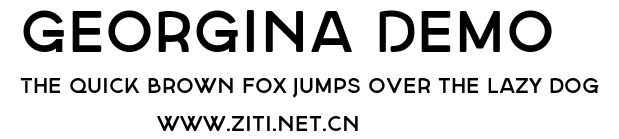 Georgina Demo.ttf字體轉換器圖片