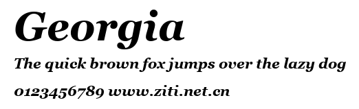Georgia.ttf字體轉換器圖片