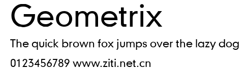 Geometrix.ttf字體轉換器圖片