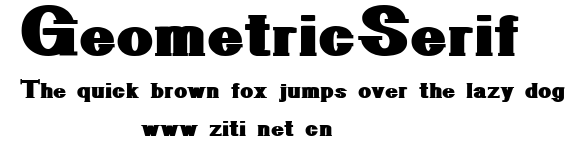 GeometricSerif.ttf字體轉換器圖片