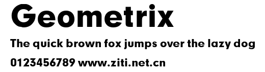 Geometrix.ttf字體轉換器圖片