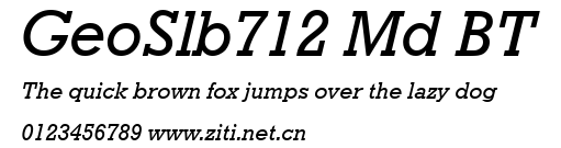 GeoSlb712 Md BT.ttf字體轉換器圖片
