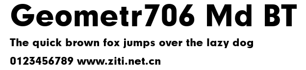 Geometr706 Md BT.ttf字體轉換器圖片