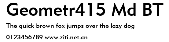 Geometr415 Md BT.ttf字體轉換器圖片