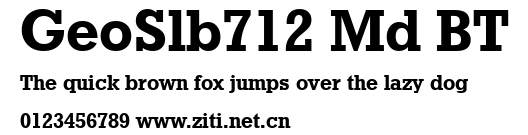GeoSlb712 Md BT.ttf字體轉換器圖片
