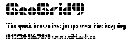 GeoGrid9.ttf字體轉換器圖片