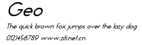Geo.ttf字體轉換器圖片