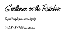 Gentleman on the Rainbow.ttf字體轉換器圖片