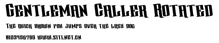 Gentleman Caller Rotated.ttf字體轉換器圖片