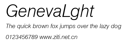 GenevaLght.ttf字體轉換器圖片