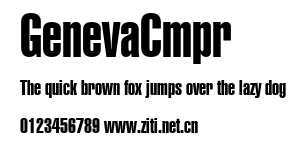 GenevaCmpr.ttf字體轉換器圖片