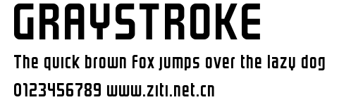 GRAYSTROKE.otf字體轉換器圖片