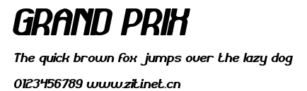 GRAND PRIX.ttf字體轉換器圖片