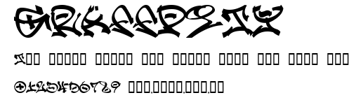 GRAFFPITY.ttf字體轉換器圖片