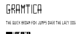 GRAMTICA.ttf字體轉換器圖片