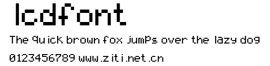 lcdfont.ttf字體轉換器圖片