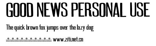 GOOD NEWS PERSONAL USE.otf字體轉換器圖片