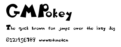 GMPokey.ttf字體轉換器圖片