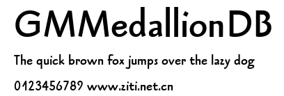GMMedallionDB.ttf字體轉換器圖片