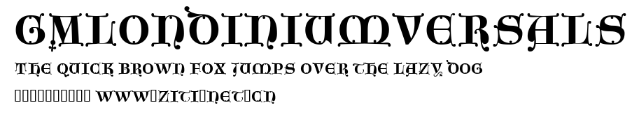 GMLondiniumVersals.ttf字體轉換器圖片