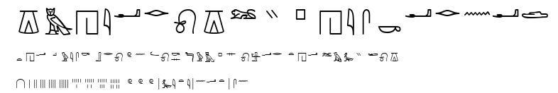 GMHieroglyphicKerned.ttf字體轉換器圖片