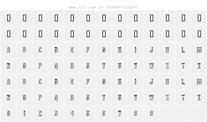 字符映射圖