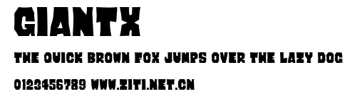 GIANtX.ttf字體轉換器圖片