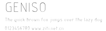 GENISO.ttf字體轉換器圖片