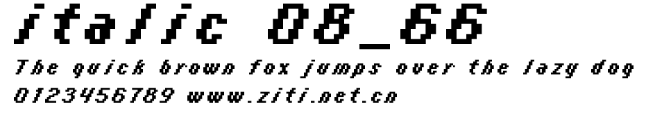 italic 08_66.ttf字體轉換器圖片