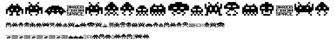 invanders from space.ttf字體轉換器圖片