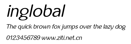 inglobal.ttf字體轉換器圖片